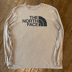 The North Face Men's Grey Long Sleeve Tee